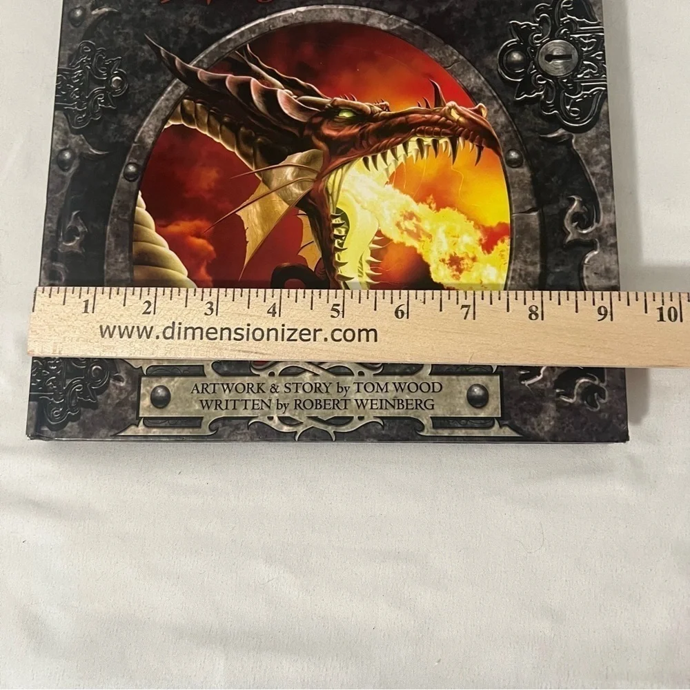Hellfire - Plague of Dragons Art Story Book Fantasy Dungeons H/C 2010 EUC